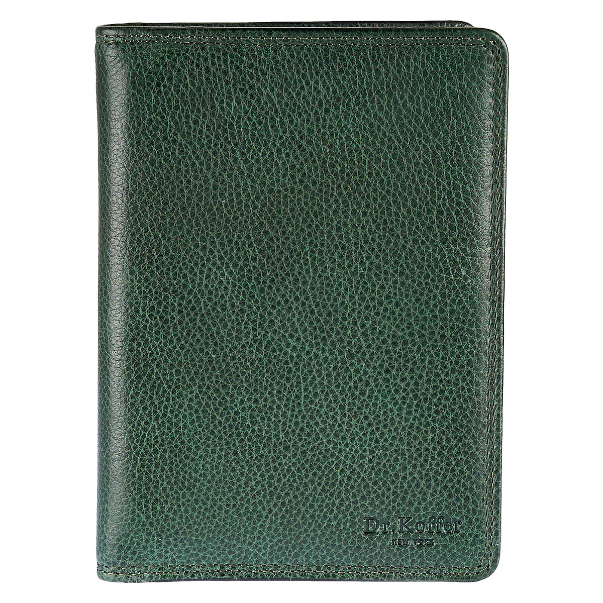 Портмоне Dr.Koffer из натуральной кожи зеленое