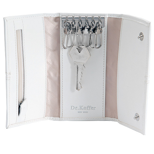 Изысканная продолговатая ключница на кнопках Dr.Koffer X510167-72-62