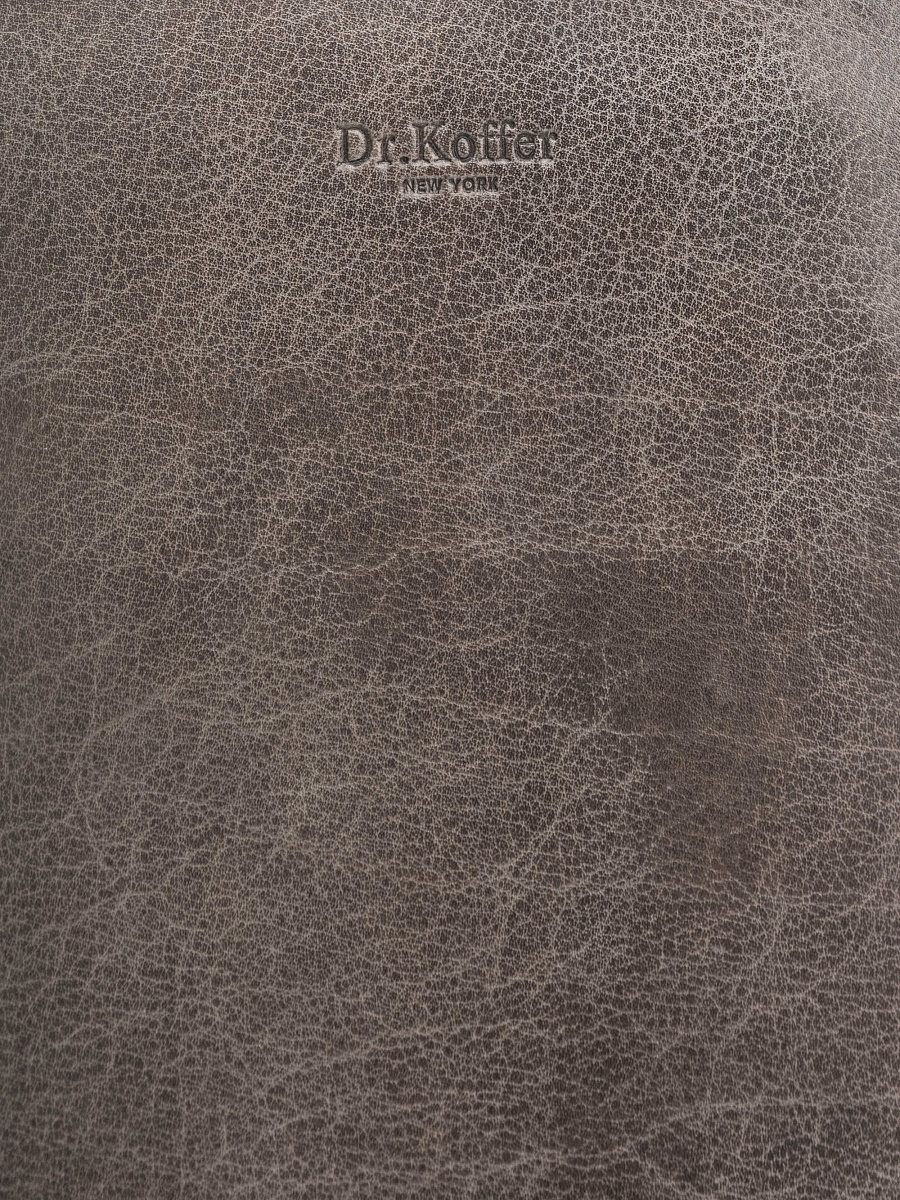 Рюкзак Dr. Koffer из натуральной кожи серый