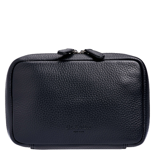 Несессер Dr. Koffer из натуральной кожи черный