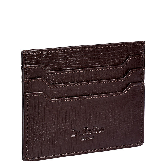 Кредитница Dr.Koffer из натуральной кожи коричневая