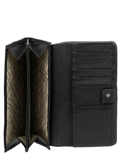 Кошелек Dr.Koffer из натуральной кожи черный