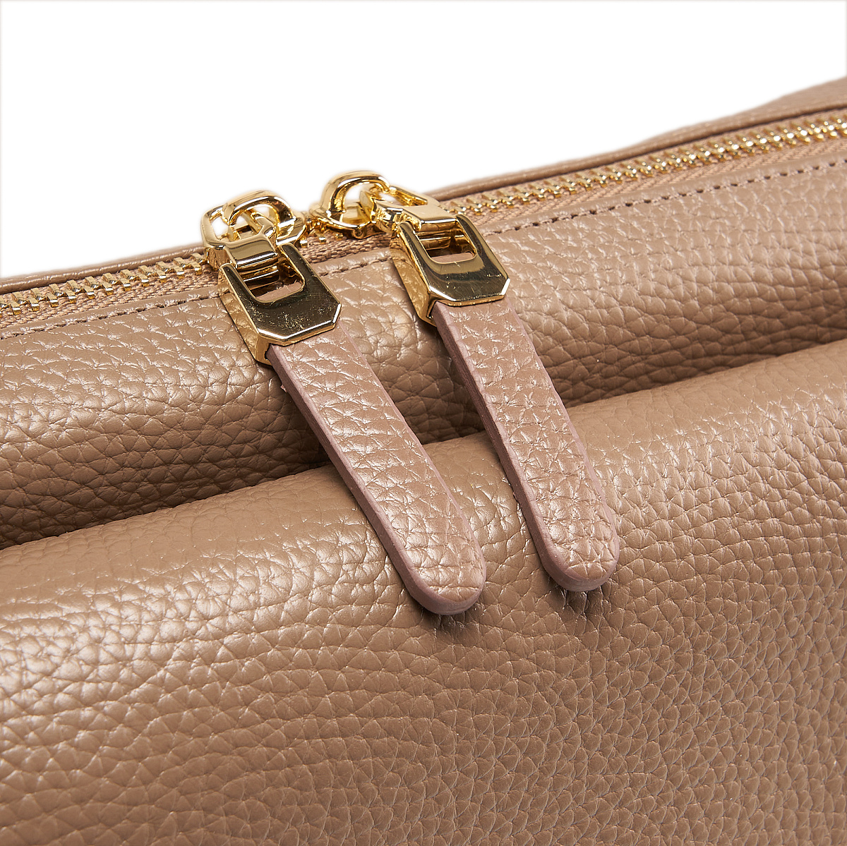 Женская сумка  Dr. Koffer из натуральной кожи бежевая