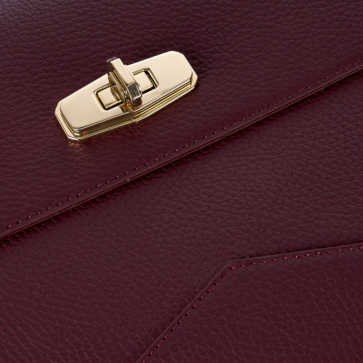 Женская сумка  Dr. Koffer из натуральной кожи бордовая