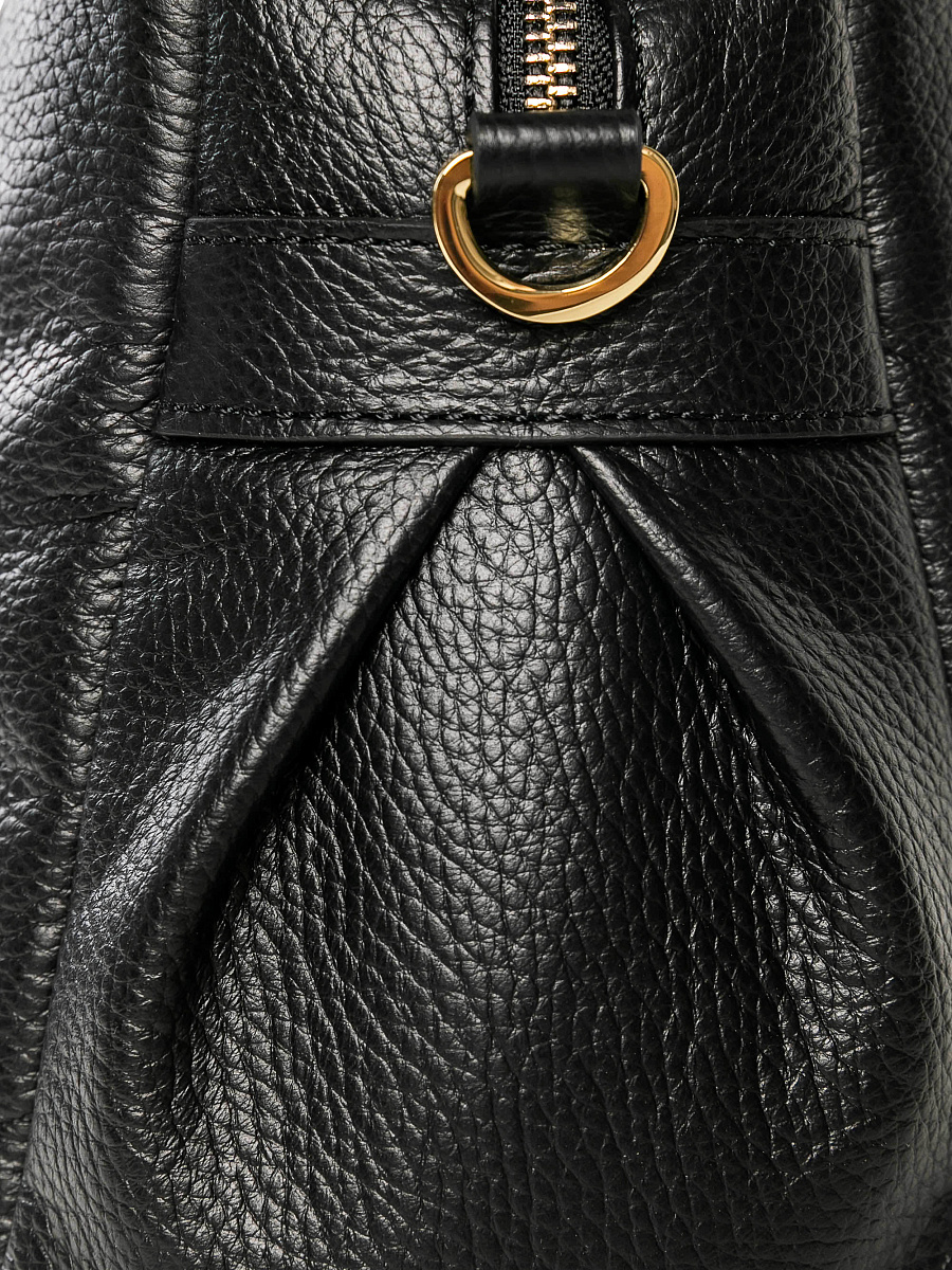 Женская сумка Dr. Koffer из натуральной кожи черная