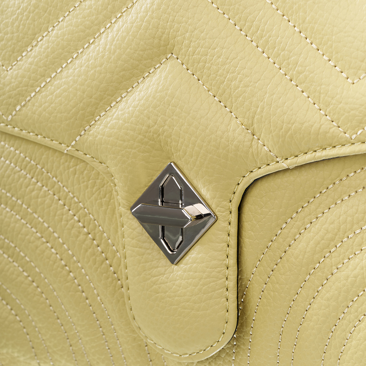 Женская сумка Dr. Koffer из натуральной кожи желтая