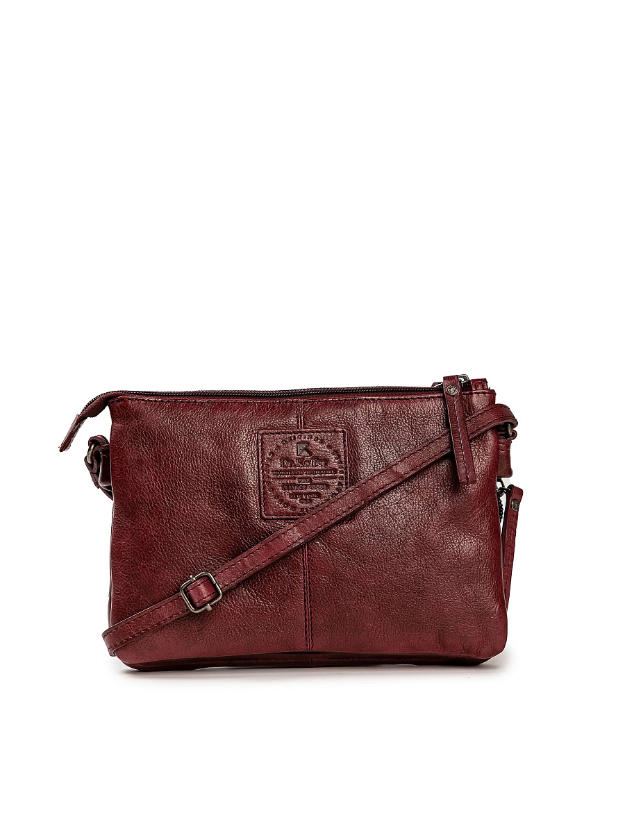 Сумка через плечо Dr.Koffer из натуральной кожи коричневая