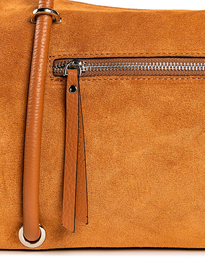 Женская сумка Dr. Koffer из натуральной кожи коричневая