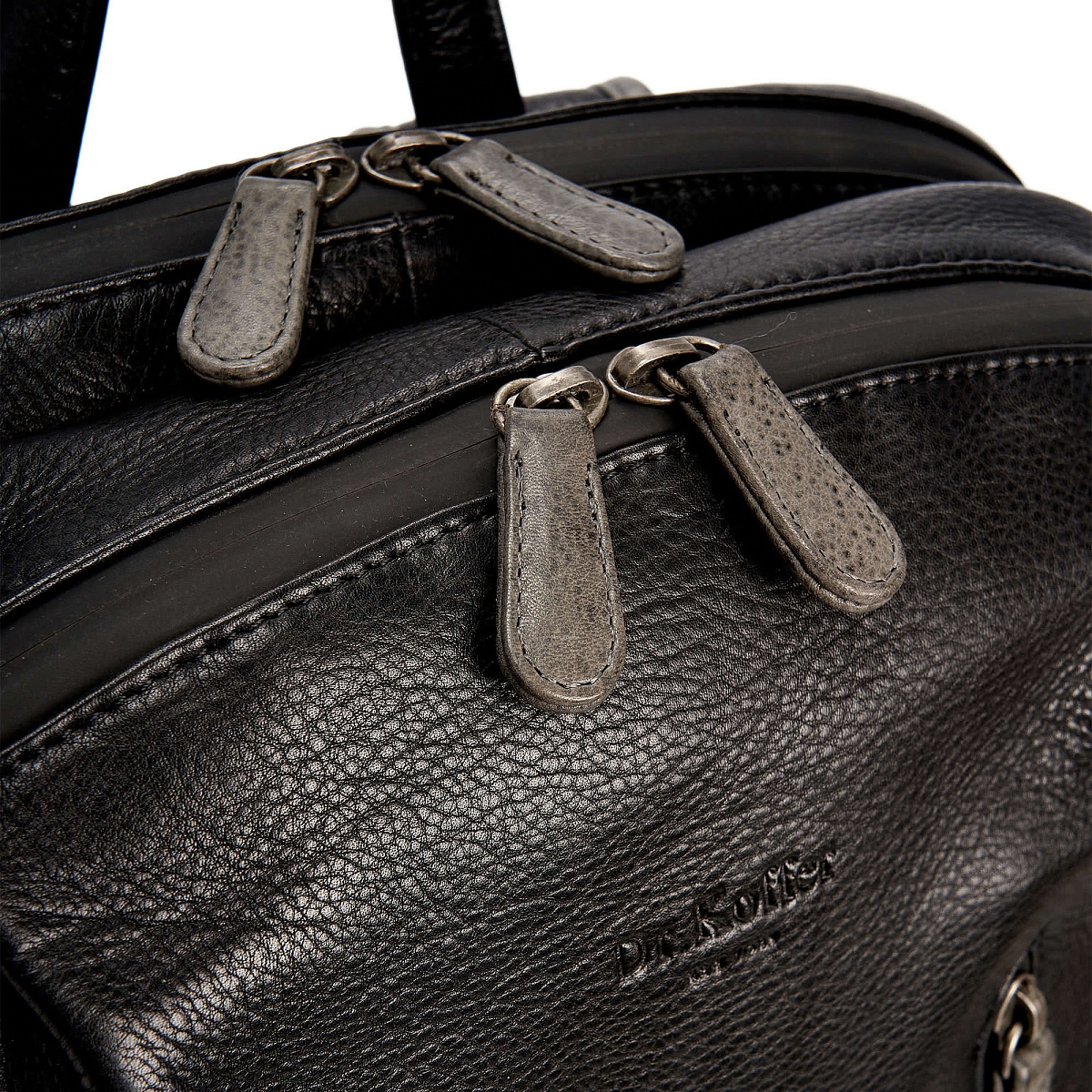 Рюкзак Dr.Koffer из натуральной кожи черный