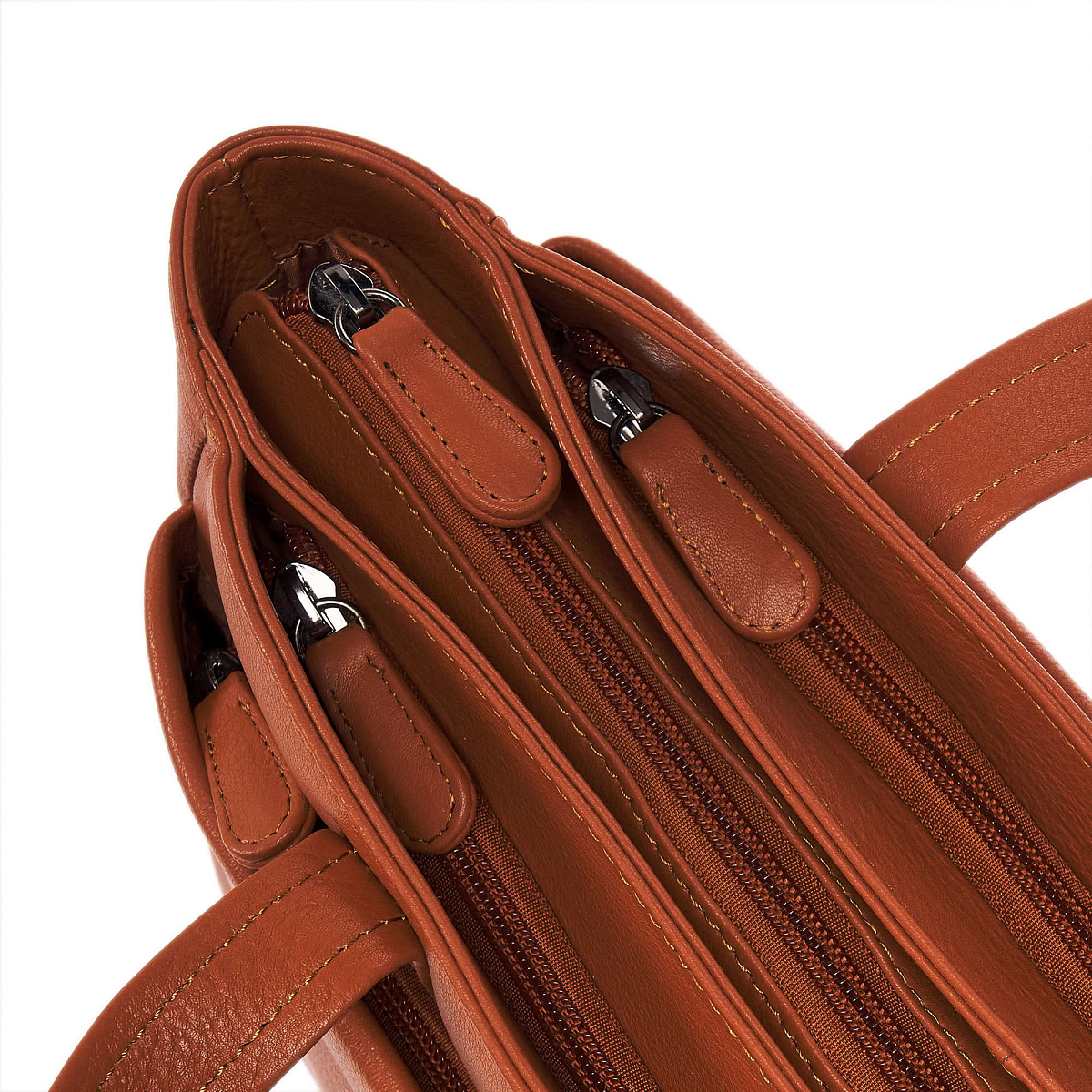 Женская сумка Dr.Koffer из натуральной кожи коричневая