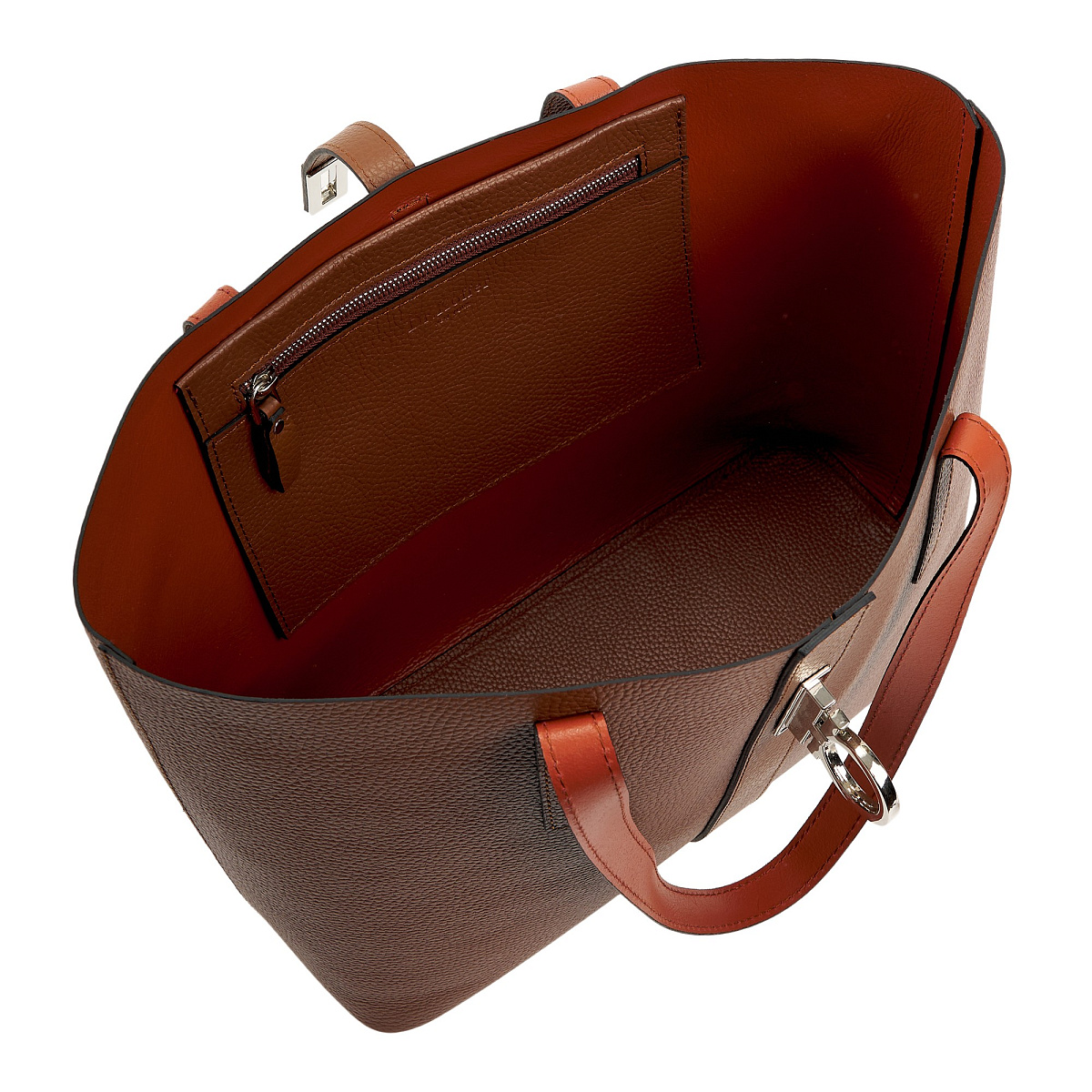 Женская сумка Dr. Koffer из натуральной кожи коричневая