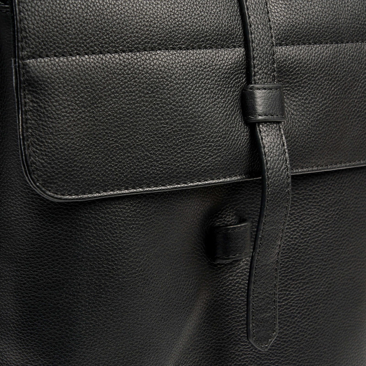 Рюкзак Dr.Koffer из натуральной кожи черный