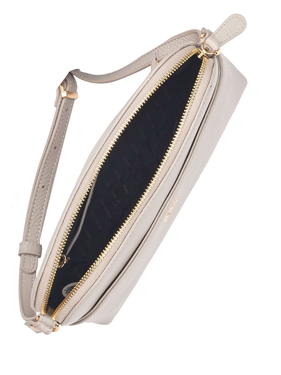 Женская сумка Dr. Koffer из натуральной кожи бежевая