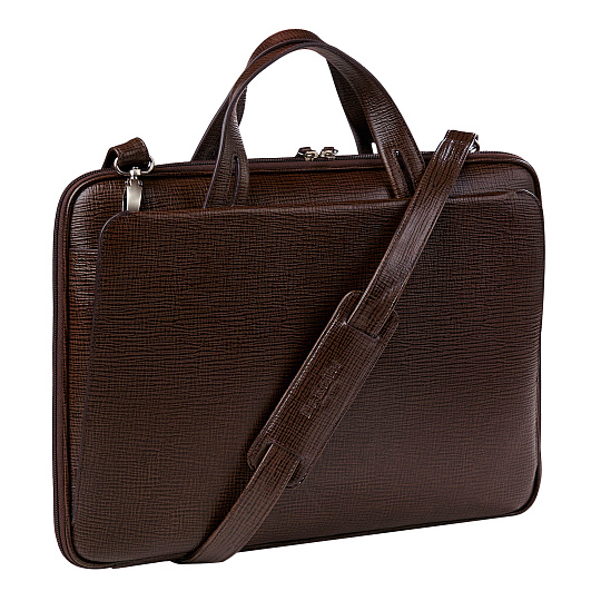 Женская сумка Dr.Koffer из натуральной кожи коричневая