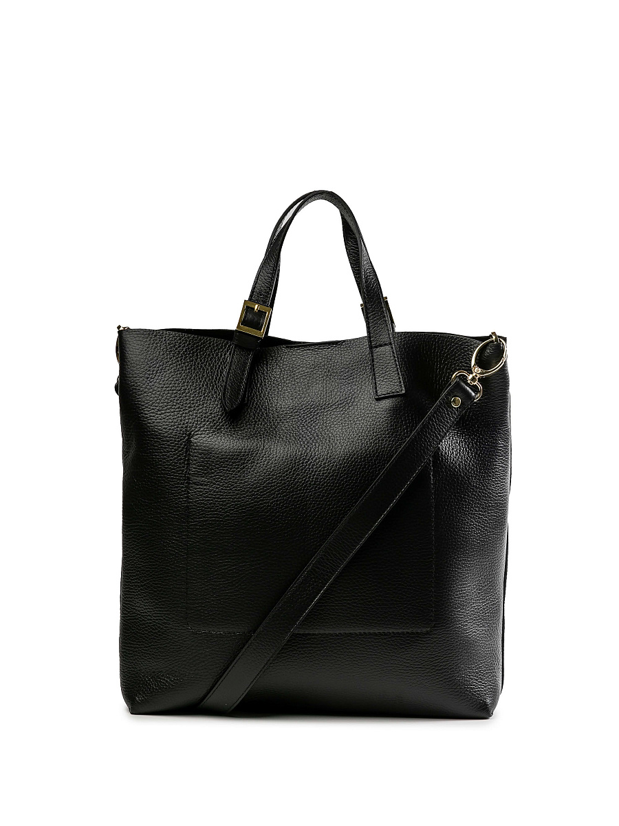 Женская сумка Dr.Koffer из натуральной кожи черная