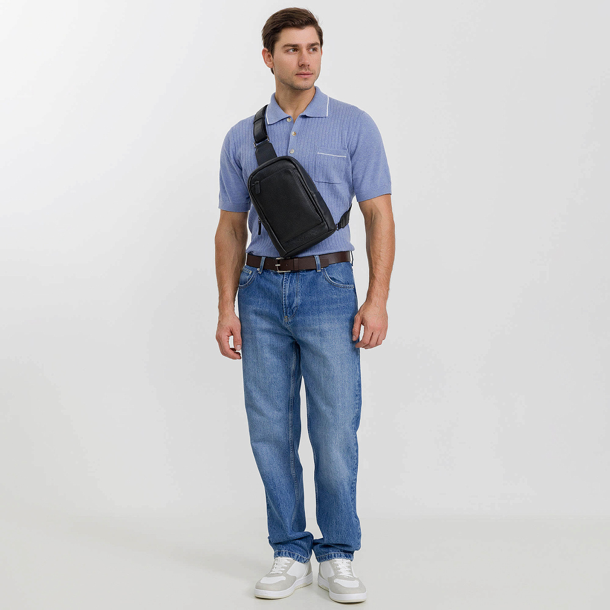 Рюкзак Dr. Koffer из натуральной кожи черный