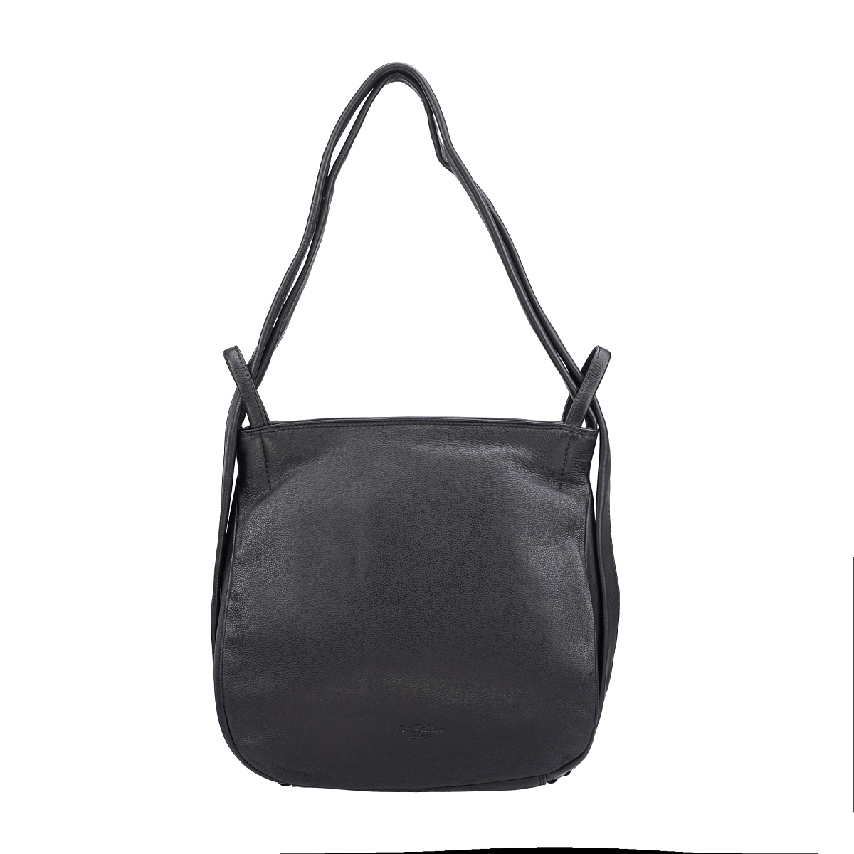 Женская сумка Dr.Koffer из натуральной кожи чёрная