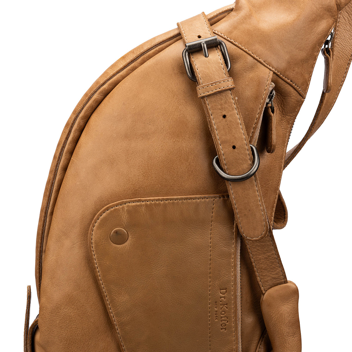 Рюкзак Dr. Koffer из натуральной кожи белый