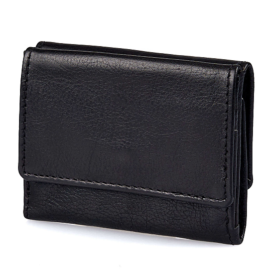 Портмоне Dr.Koffer из натуральной кожи черное