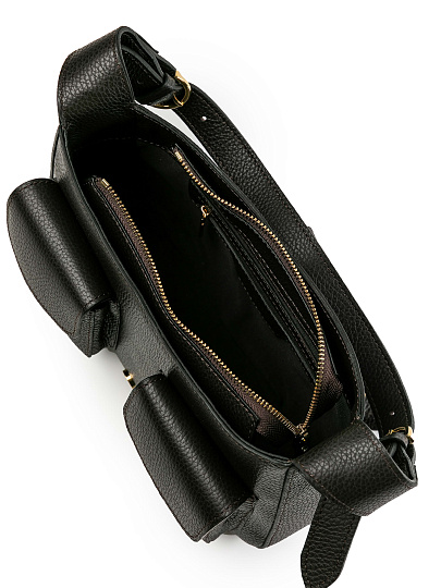 Женская сумка Dr.Koffer из натуральной кожи темно-коричневая