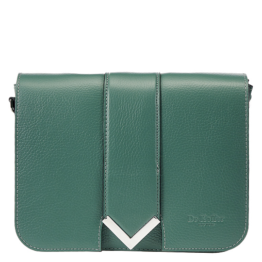 Женская сумка Dr. Koffer из натуральной кожи зеленая