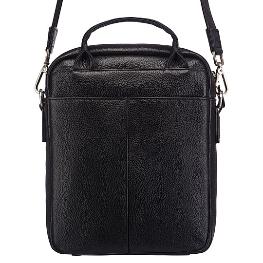 Сумка через плечо Dr.Koffer из натуральной кожи черная