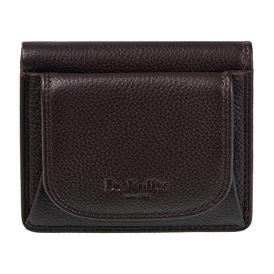 Кошелек Dr.Koffer из натуральной кожи коричневый
