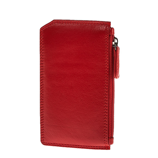 Кредитница Dr.Koffer из натуральной кожи красная