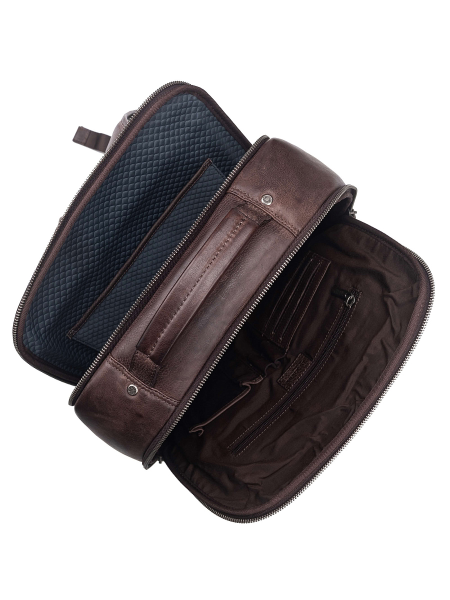Рюкзак Dr. Koffer из натуральной кожи коричневый