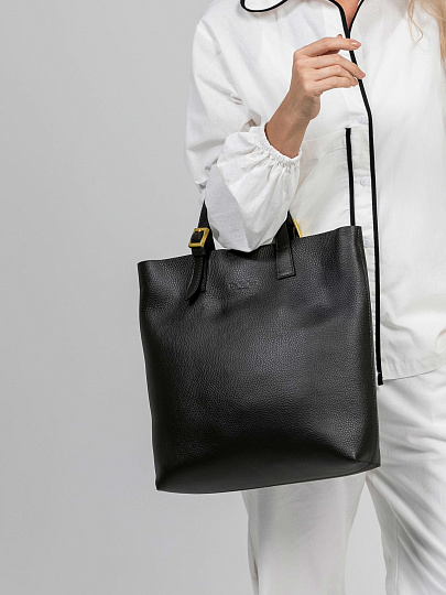 Женская сумка Dr.Koffer из натуральной кожи темно-коричневая