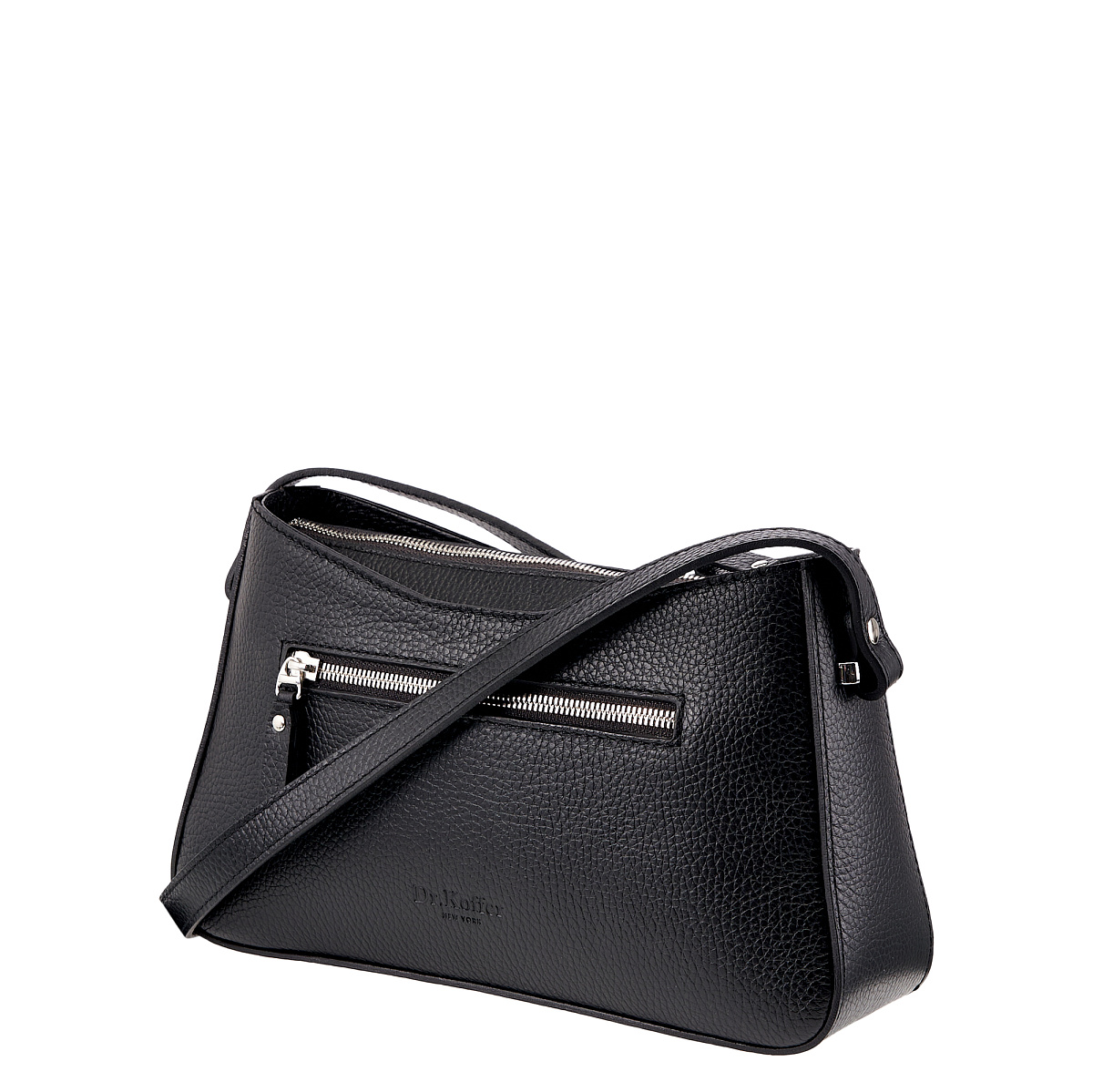 Женская сумка Dr. Koffer из натуральной кожи черная