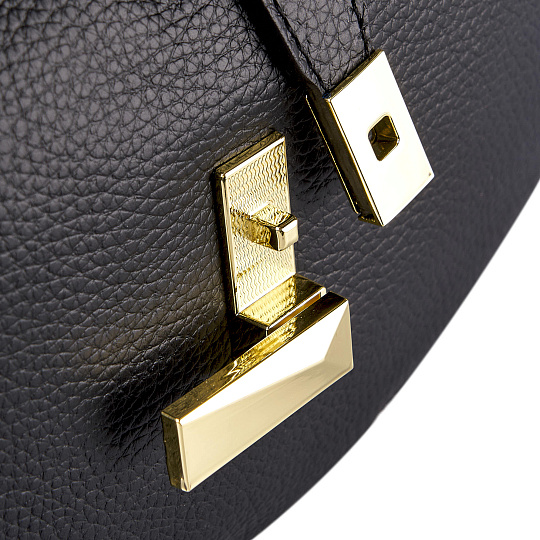 Женская сумка Dr. Koffer из натуральной кожи черная