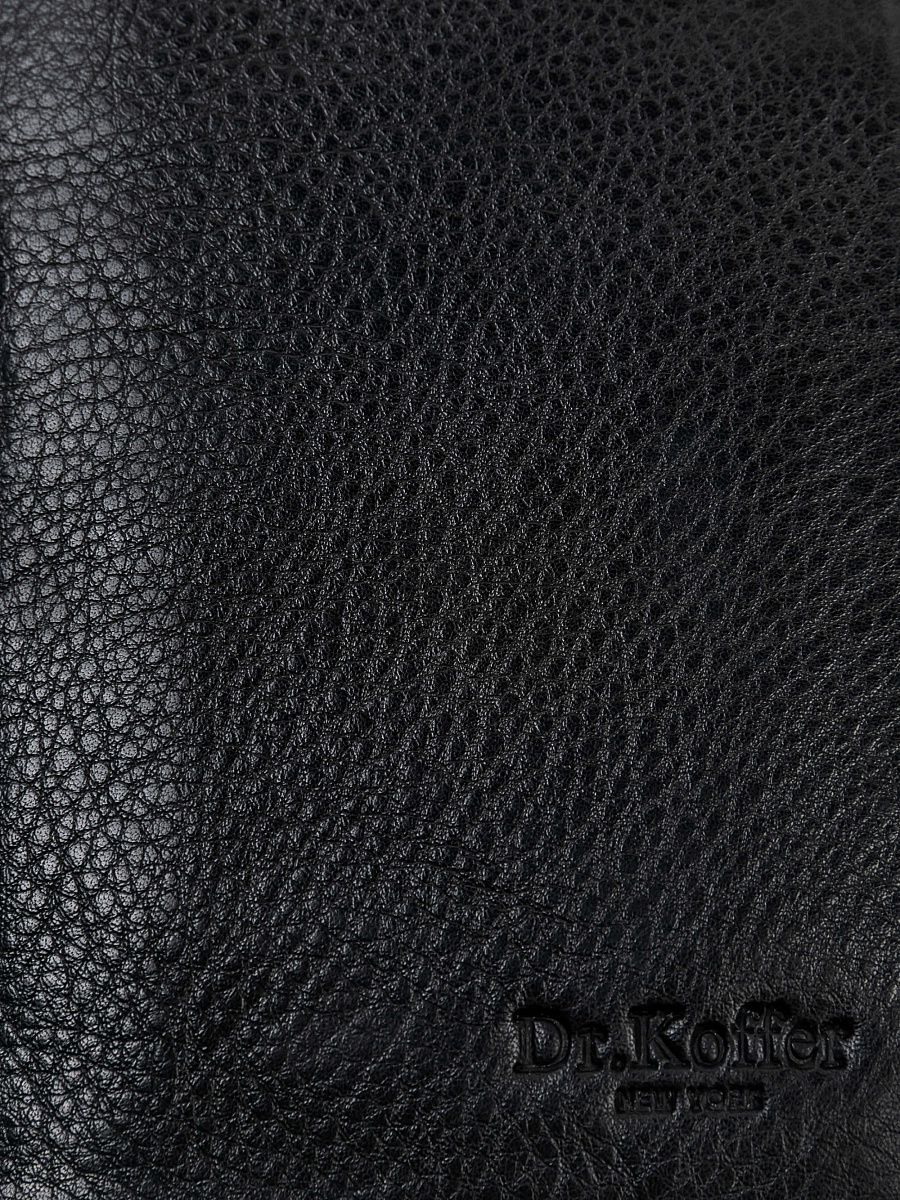 Портмоне Dr.Koffer из натуральной кожи черное