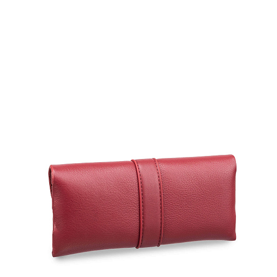 Очечник Dr.Koffer из натуральной кожи красный