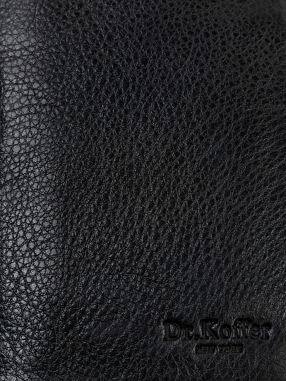 Портмоне Dr.Koffer из натуральной кожи черное