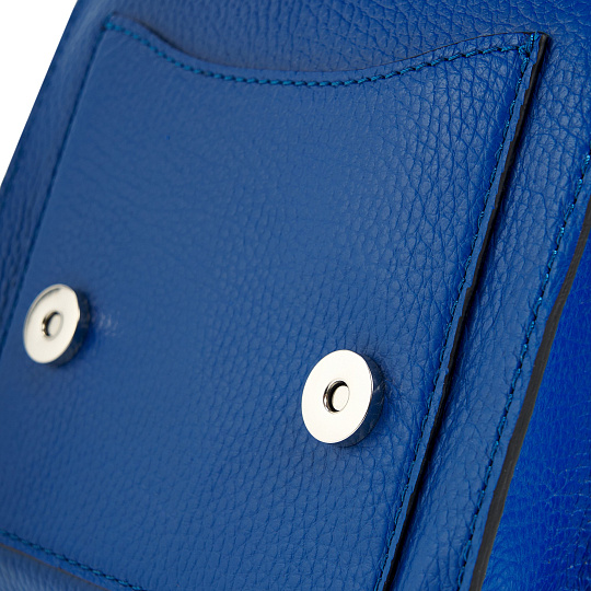 Женская сумка Dr. Koffer из натуральной кожи синяя