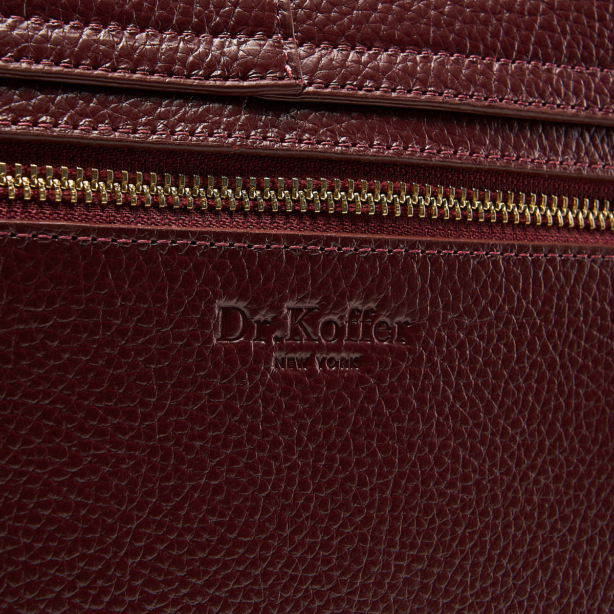 Женская сумка  Dr. Koffer из натуральной кожи фиолетовая