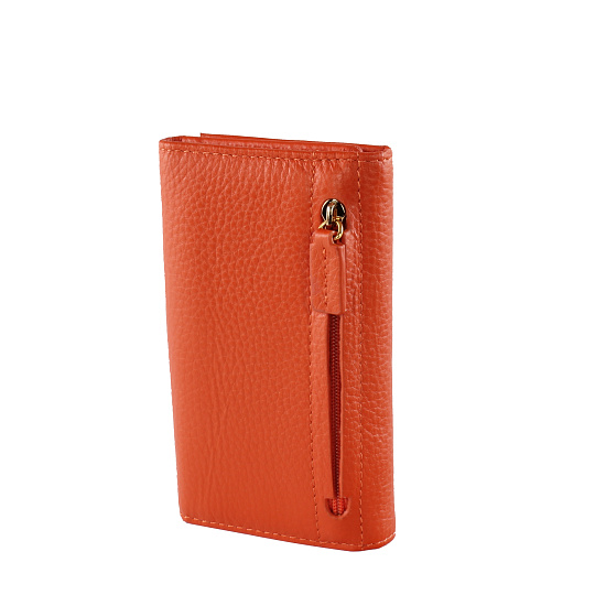Ключница Dr.Koffer из натуральной кожи оранжевая