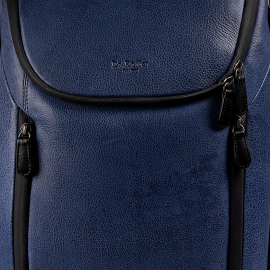 Рюкзак Dr.Koffer из натуральной кожи синий