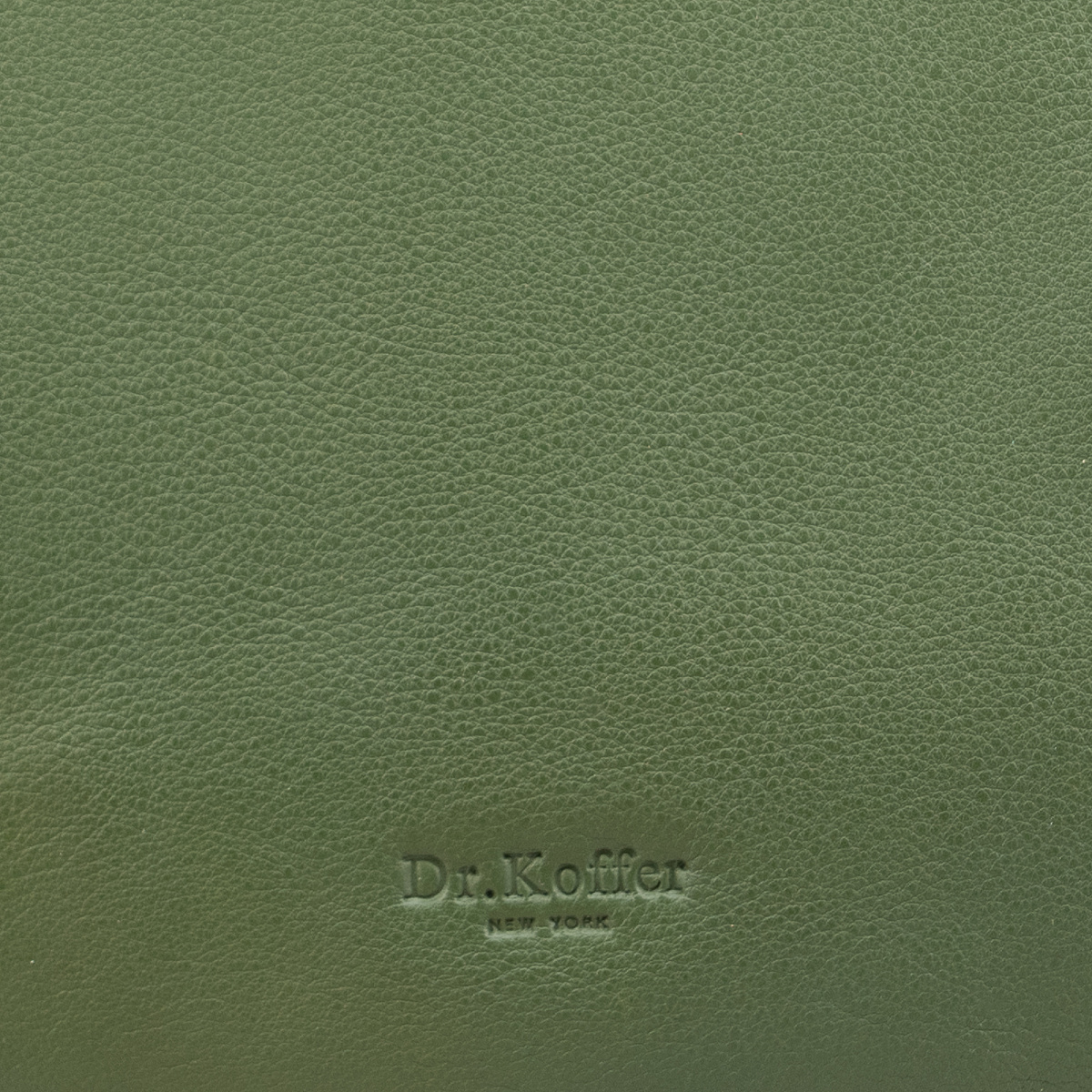 Женская сумка Dr.Koffer из натуральной кожи зеленая