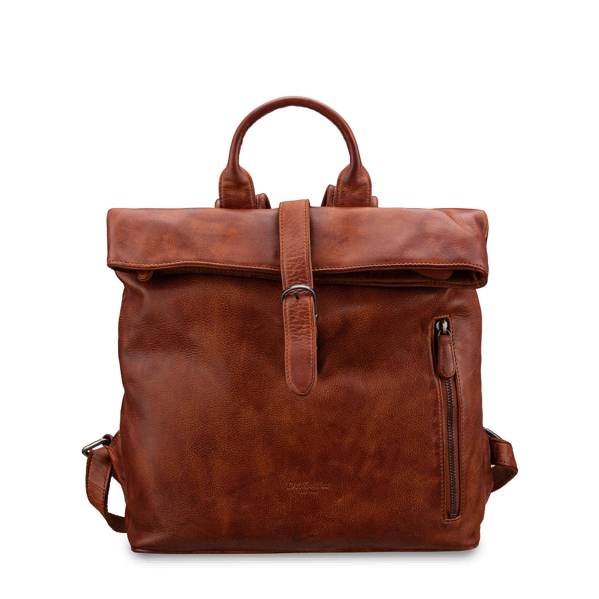 Рюкзак Dr.Koffer из натуральной кожи светло-коричневый
