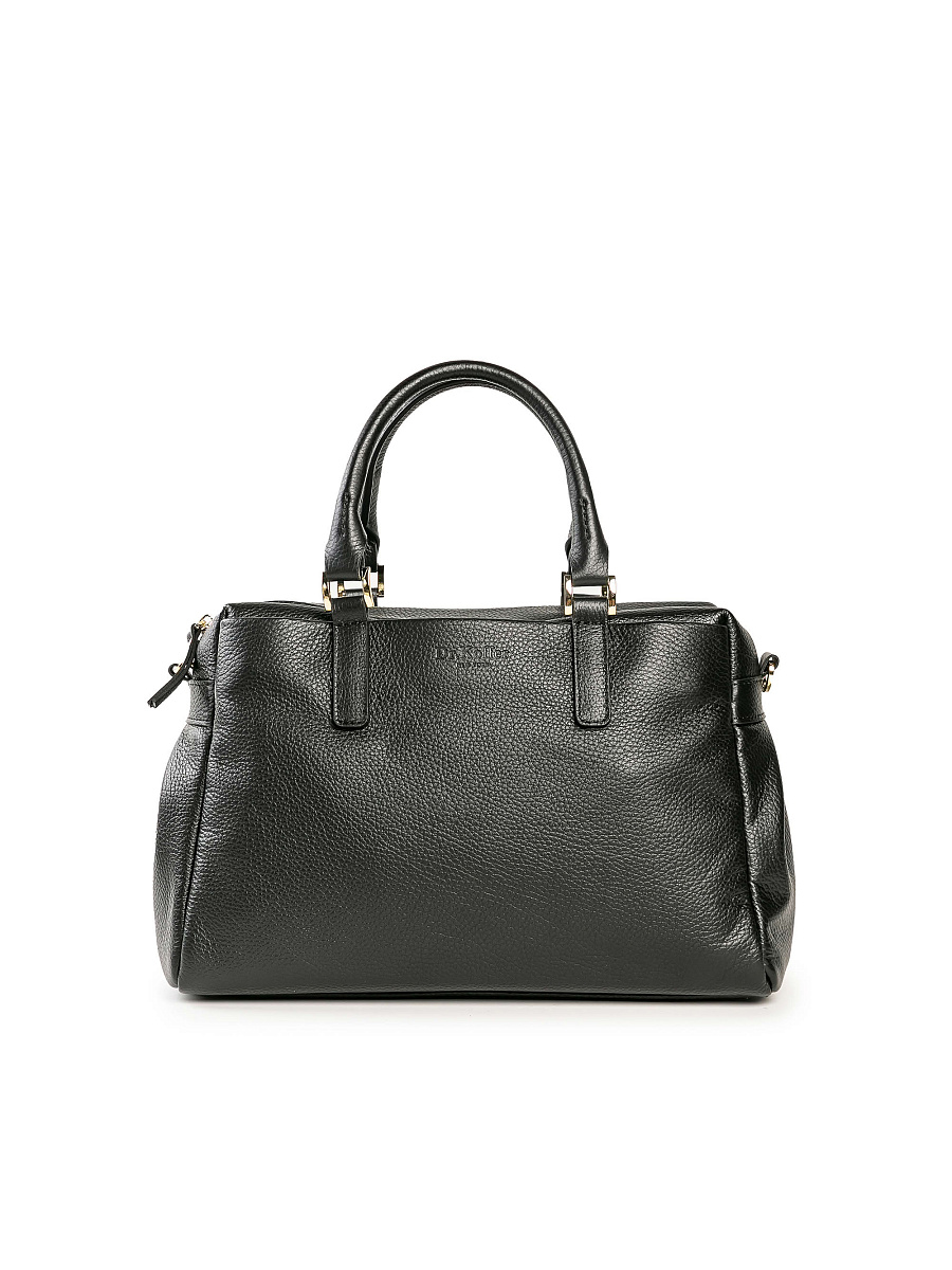 Женская сумка Dr. Koffer из натуральной кожи черная