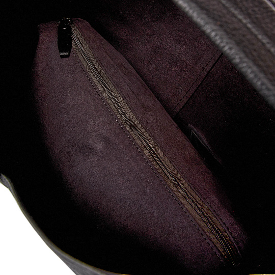 Женская сумка Dr. Koffer из натуральной кожи черная