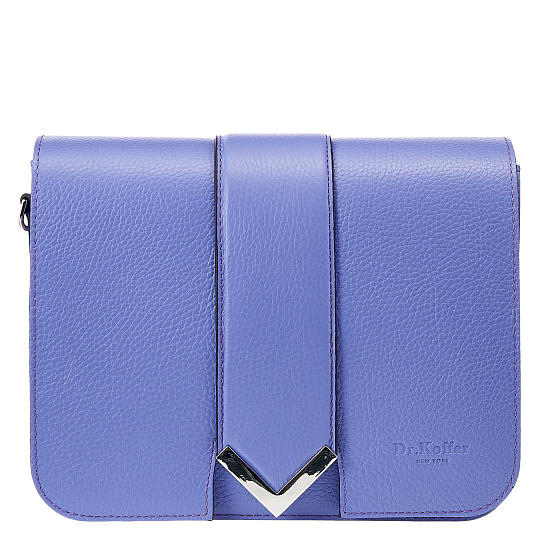 Женская сумка Dr. Koffer из натуральной кожи фиолетовая