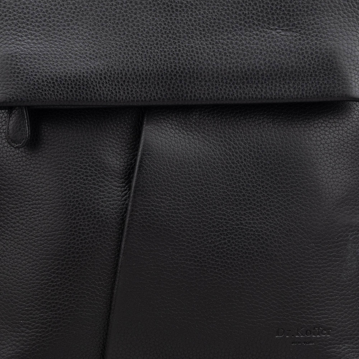 Рюкзак Dr.Koffer из натуральной кожи черный
