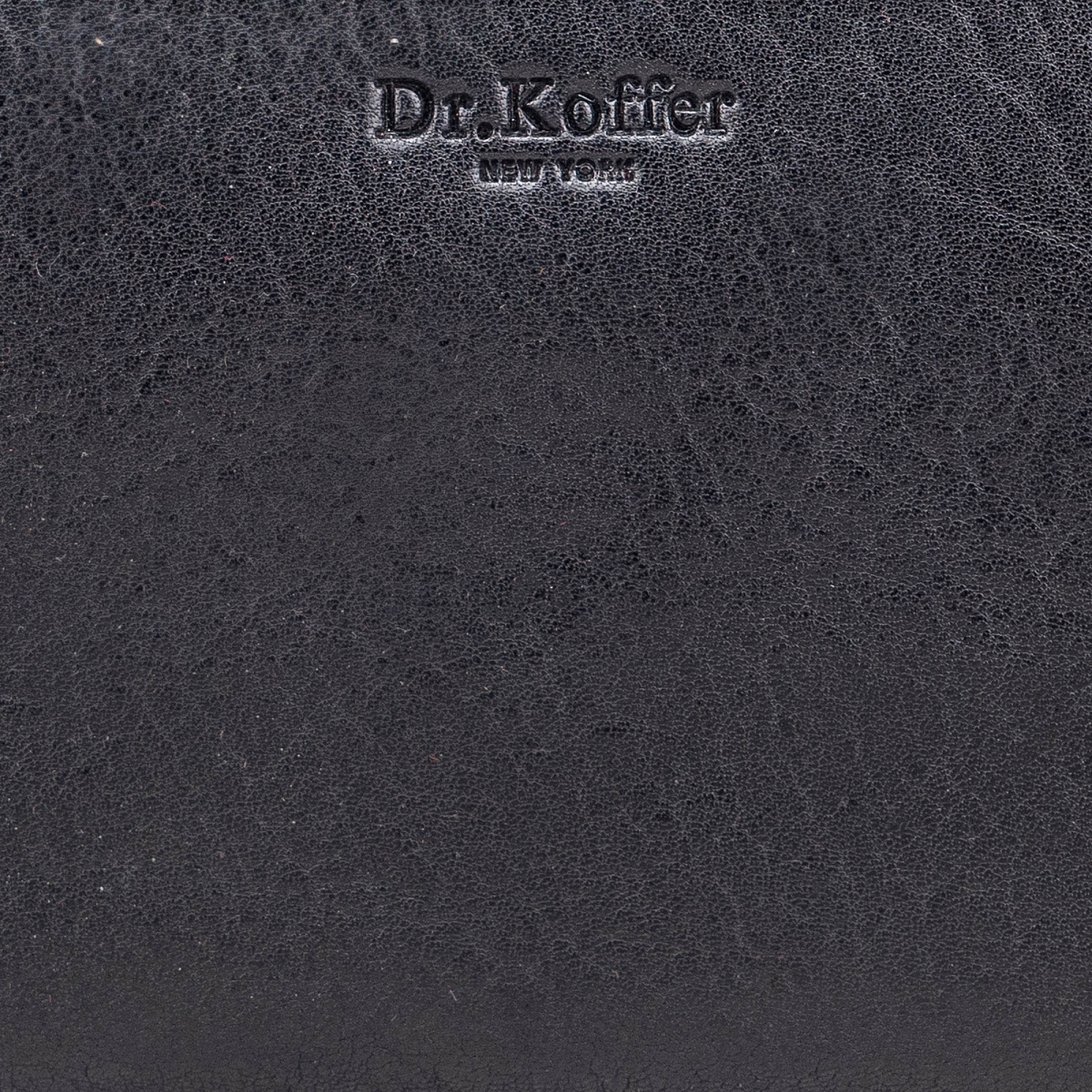 Портмоне Dr.Koffer из натуральной кожи черное