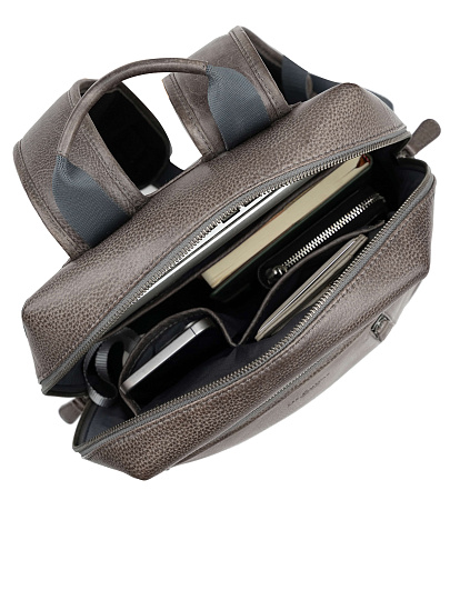 Рюкзак Dr. Koffer из натуральной кожи серый