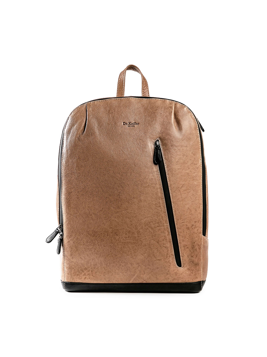 Рюкзак Dr.Koffer из натуральной кожи коричневый