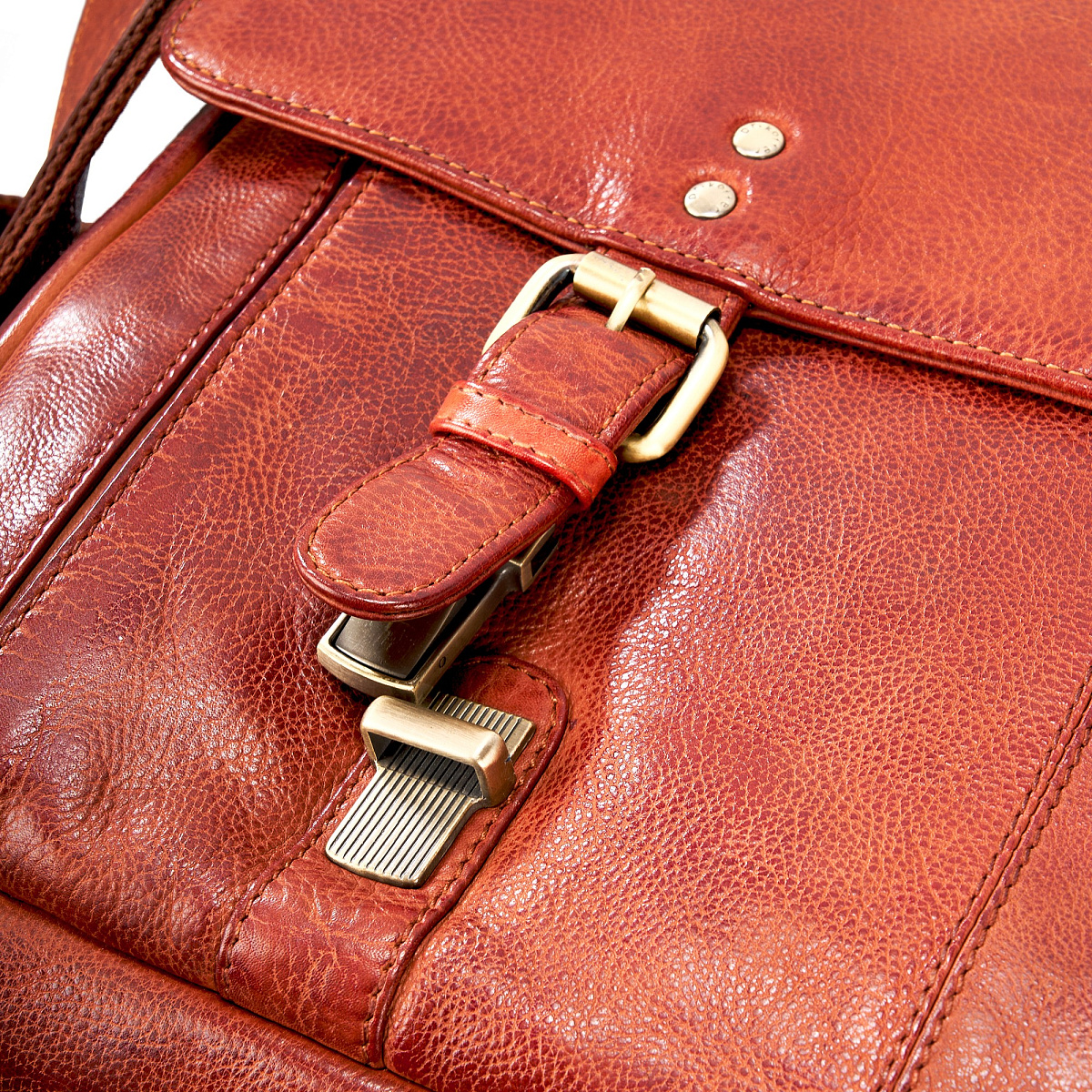 Портфель Dr.Koffer из натуральной кожи светло-коричневый