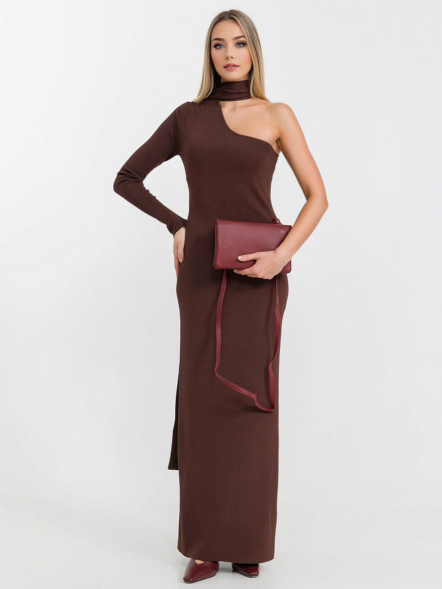 Сумка через плечо Dr.Koffer из натуральной кожи красная